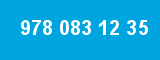 978 083 12 35 978 083 12 35